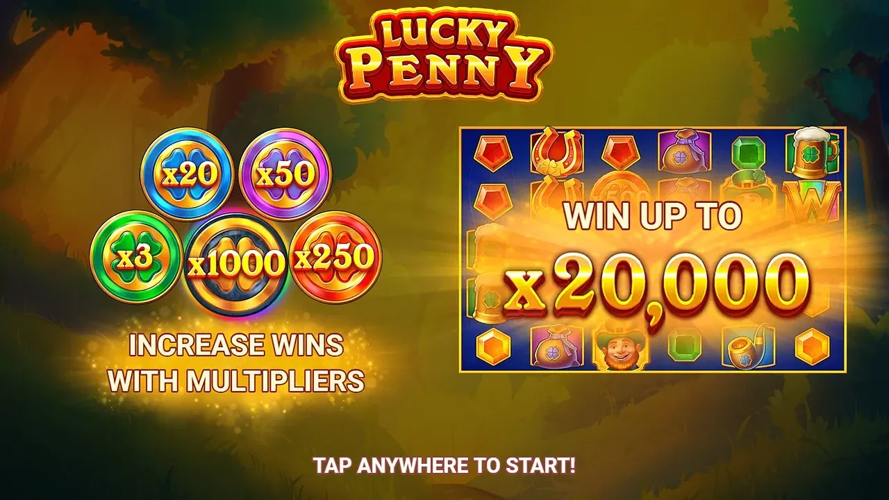Lucky Penny game display, view 2